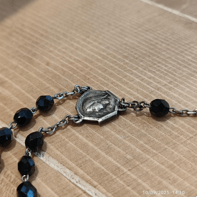 Chapelet Verre & Argent 