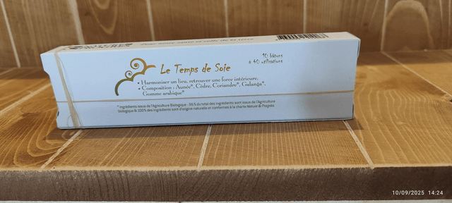 Encens "Le Temps de Soie"