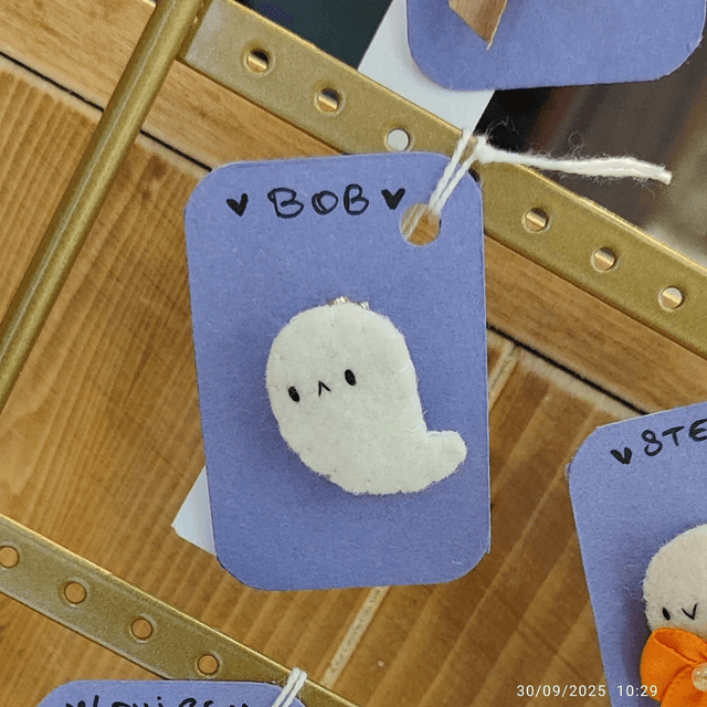 Broche fantôme "Bob"