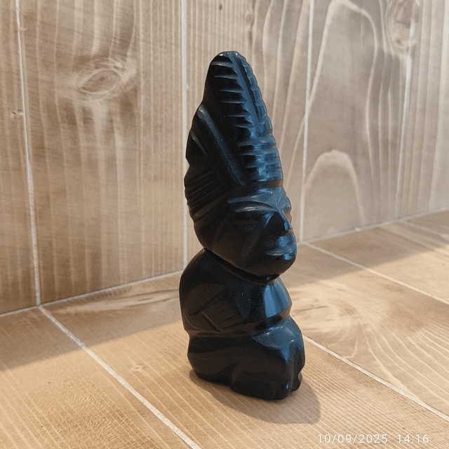 Statuette Obsidienne du Mexique #3