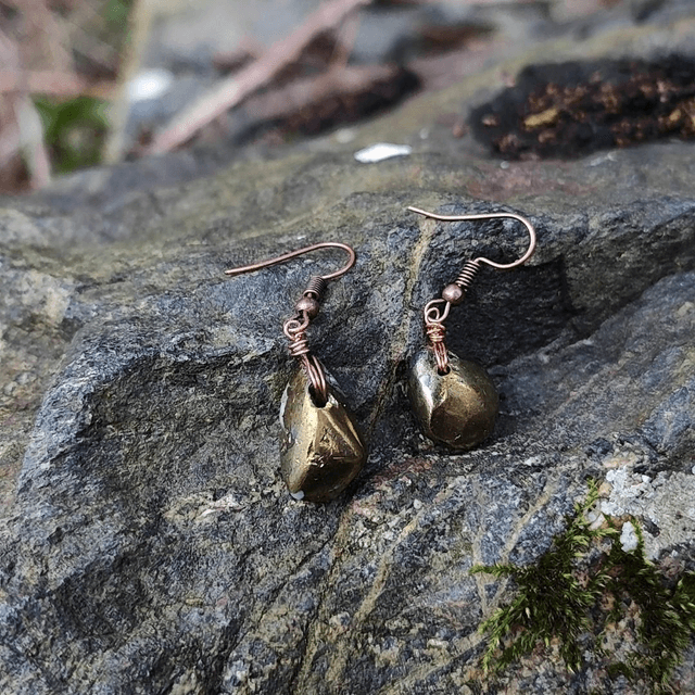Trésor de boucles &quot;Pyrite&quot;