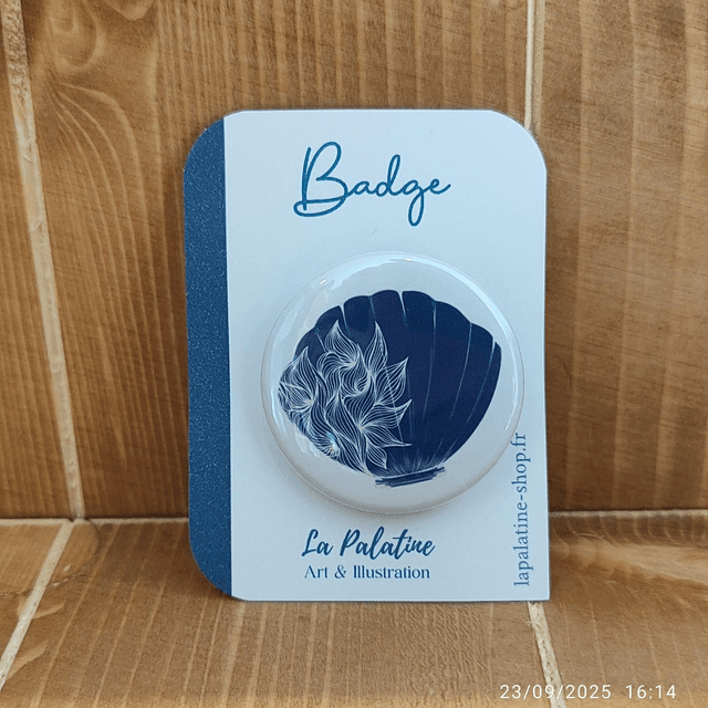 Badge &quot;Coquille&quot;